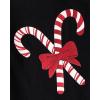 The Children’s Place Unisex-Child All Holidays,Birthdays Long Sleeve Graphic T-Shirts,2 Pack(Bow/Candy Canes)
