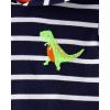 The Children’s Place baby-boys And Newborn Short Sleeve Romper(Dino Hoodie)