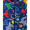 The Children’s Place baby-boys And Toddler Short Sleeve Zip-front One Piece Footless Pajama Snug Fit 100% Cotton(Blue Sea Creature)