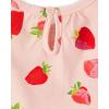 The Children’s Place baby-girls And Toddler Everyday Summer Rompers(Strawberry/Red 2-pack)