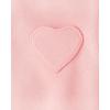 The Children’s Place baby-girls And Toddler Long Sleeve Active Shirt and Pant, 2 Piece Outfit(Fuzzy Pink Heart)