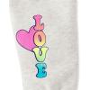 The Children’s Place baby-girls And Toddler Long Sleeve Active Shirt and Pant, 2 Piece Outfit(Love)