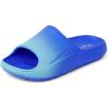 The Children’s Place boys Boys Everyday Slip on Slide Sandals(Blue Ombre)