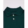 The Children’s Place boys Long Sleeve Pique Polo(Spruce Green Single)