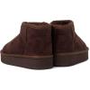 The Children’s Place girls Girls Mini Ankle Platform Boot, Faux-fur Lined(Dk Brown)