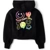 The Children’s Place girls Long Sleeve Hooded Fleece Full Zip Up(Happy Vibes)
