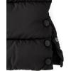 The Children’s Place girls Medium Weight Long Puffer Jacket, Wind-resistant, Water-resistant(Black)