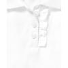 The Children’s Place girls Short Sleeve Ruffle Pique Polo(White)