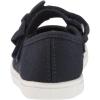 The Children’s Place girls Uniform Bow Strap Canvas Sneakers(Navy Bow)