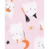The Children’s Place unisex-baby And Kids, Sibling Matching, Holiday Pajama Sets, Cotton(Pink Halloween Ghost)