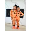 The Children’s Place unisex-baby And Kids, Sibling Matching, Holiday Pajama Sets, Cotton(Pumpkin 2 Piece)