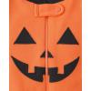 The Children’s Place unisex-baby And Kids, Sibling Matching, Holiday Pajama Sets, Cotton(Pumpkin One Piece)