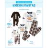 The Children’s Place unisex-baby Family Matching, Football Pajama Sets, Cotton(Tis the Season)