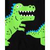The Children’s Place,Baby Boys,and Toddler Assorted Everyday Long Sleeve Graphic T-Shirts(Dino/Axolotl)