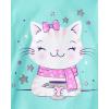 The Children’s Place,Girls,Assorted Everyday Long Sleeve Graphic T-Shirts,Cat/XOLOTL/Fox 3-Pack,Medium