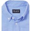 The Children’s Place,boys,Short Sleeve Oxford Shirt,Lt Blue,X-Large