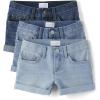 Denim Midi Shorts(Denim Wash 3-pack)
