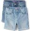 Denim Midi Shorts(Serena Wash/Cloudless Wash 2-pack)