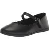 The Children’S Place Girls Closed Toe Maryjane Flats(Black Scalop)