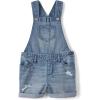 The Children’S Place Girls Denim Shortall Overalls(Autumn Wash)