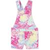 The Children’S Place Girls Denim Shortall Overalls(Bandana Tie Dye)