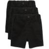 The Children’s Place Baby Boys Chino Shorts(Black 3-pack)