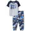 The Children’s Place Baby Boys’ Snug Fit 100% Cotton Short Sleeve Top and Pants 2 Piece Pajama Set(Mama’s Boy)