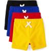 The Children’s Place Baby Boys’ and Toddler Active Knit Shorts(Multicolor 4-pack)