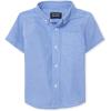The Children’s Place Baby Boys and Toddler Boys Short Sleeve Oxford Button Down Shirt(Light Blue)