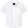 The Children’s Place Baby Boys and Toddler Boys Short Sleeve Oxford Button Down Shirt(White Single)