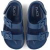 The Children’s Place Baby Boys and Toddler Everyday Double Buckle Slide Sandals with Backstrap(Dk Blue)