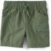The Children’s Place Baby Boys’ and Toddler Quick Dry Pull on Cargo Shorts 3″(Greenwich)