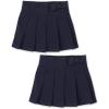 The Children’s Place Baby Girls’ Uniform Bow Pleated Skort 2 Pack(Tidal 2-pack)