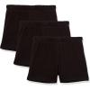 The Children’s Place Baby Girls’ and Toddler Assorted Knit Shorts(Black/Black/Black)
