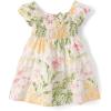 The Children’s Place Baby Girls’ and Toddler Short Sleeve Casual Dresses(Simply White Floral)
