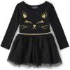 The Children’s Place Baby Girls’ and Toddler Tutu Dresses(Black Cat)