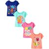 The Children’s Place Baby Girls’ and Toddler Unicorns,Butterflies,Trends Short Sleeve Graphic T-Shirts,4 Pack(Dino/Fun Sun/Butterfly/Sea Creature)