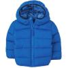 The Children’s Place Baby and Toddler Boys’ Medium Weight Wind-Resistant, Water-Resistant Puffer Jacket(Blue)
