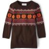 The Children’s Place Baby and Toddler Girls’ Long Sleeve Sweater Dress(Harvest Sweater)