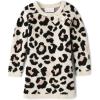 The Children’s Place Baby and Toddler Girls’ Long Sleeve Sweater Dress(Leopard)