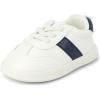 The Children’s Place Baby-Boy’s and Newborn First Steps Sneakers Walker Shoe(White Multi Colorblock)