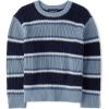 The Children’s Place Baby-Boys and Toddler Long Sleeve Crew Neck Pullover Sweater(Stoneybrook Stripe)