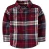 The Children’s Place Baby-Boys and Toddler Long Sleeve Plaid Flannel Button Up Shirt(Redwood Plaid)