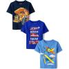The Children’s Place Baby-Boys and Toddler Sports,Cars,Trucks Short Sleeve Graphic T-Shirts,3 Pack(Rescue/Airplanes/Construction)