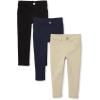 The Children’s Place Baby-Girls And Toddler Girls Ponte Knit Pull On Jeggings(Black/Sandy/Tidal 3 Pack)
