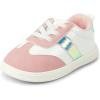 The Children’s Place Baby-Girls and Newborn Girls First Steps Sneakers(Colorblock Pink)