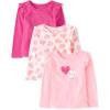 The Children’s Place Baby-Girls and Toddler Assorted Long Sleeve Knit Shirt(Hearts/Pink Hearts/Pink)