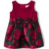 The Children’s Place Baby-Girls and Toddler Dressy Dress, Short Sleeve(Berry Jam Floral)