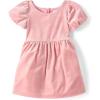 The Children’s Place Baby-Girls and Toddler Dressy Dress, Short Sleeve(Lt Plum Glitter Bows)
