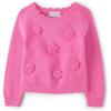 The Children’s Place Baby-Girls and Toddler Long Sleeve Crew Neck Pullover Sweater(Jazzberry)
